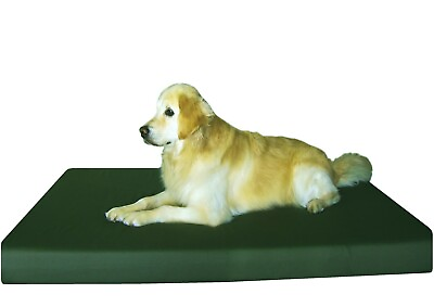 XXL Green Canvas Pet Dog Orthopedic Waterproof Memory Foam 55x37x4 For Large Dog $17.95