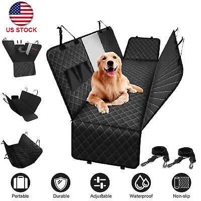 #ad #ad Pet Dog Seat Cover for Truck SUV Car Back Seat Hammock Waterproof Mat Protector $28.92