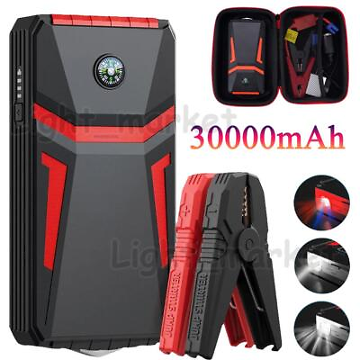 #ad 30000mAh Car Jump Starter Power Bank Car Booster Charger Battery Charger 1000A $32.99