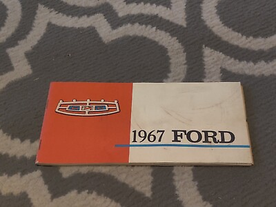 #ad Original 1967 Ford Full Size Car Owners Operators Manual 67 Galaxie LTD $18.39