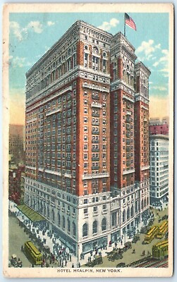 #ad Postcard Hotel McAlpin Manhattan New York $8.31