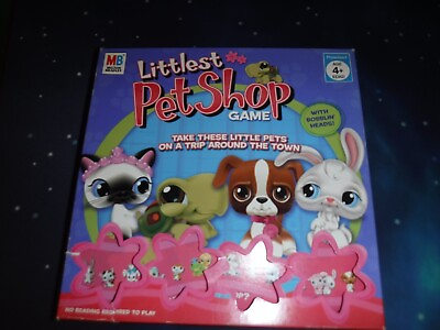 #ad Littlest Pet Shop New Board Game Milton Bradley 2005 COMPLETE $10.00