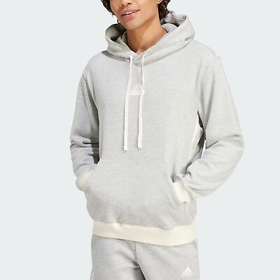 #ad adidas men Lounge French Terry Colored Mélange Hoodie $85.00
