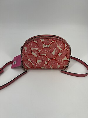 #ad New Kate Spade Spencer Pink mini faux leather Crossbody Bag handbag $98.00