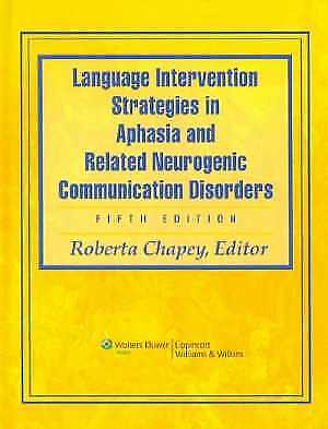 #ad Language Intervention Strategies in Hardcover by Roberta Chapey Good $8.73