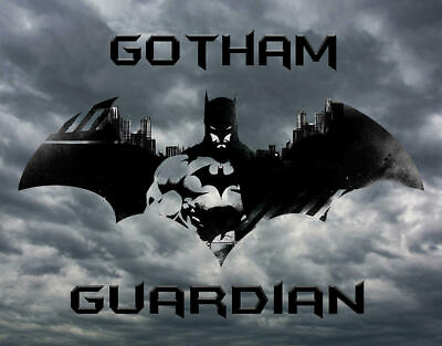 #ad Batman Gotham Guardian Metal Tin Sign DC Comics Kids Room Wall Decor #2425 NEW $19.90