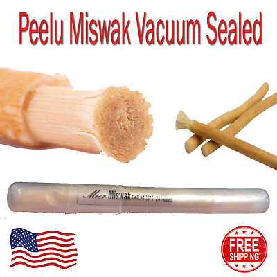 #ad 5X Peelu Miswak Super Vacuum Sealed Hygienecally Treated Natural Tooth Brush US $13.99