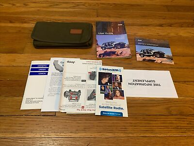 #ad 2014 Jeep Wrangler Owners Manual User Guide With Case OEM Free Shipping $49.95