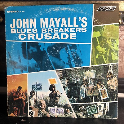 #ad John Mayall’s Blues Breakers Crusade London Records PS 529 Stereo 1967 $9.85