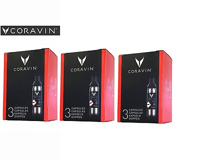 #ad Coravin Capsules 12 Pack NEW BOX $62.99