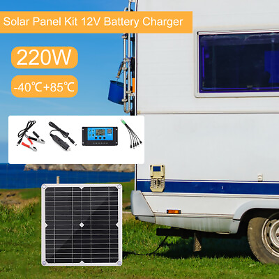 #ad Solar Panel Kit Solar Charger Reusable Portable Flexible Sun Power Solar↑ $35.79