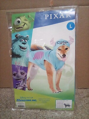 #ad Disney Pixar Pet Halloween Apparel size L 17 19lbs. chest:22 24in. $11.99