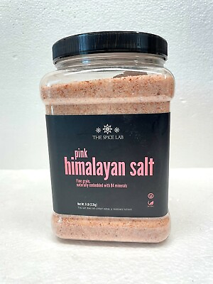 #ad 5 LB FINE Pink Crystal Himalayan Pink Salt Fine Grain Natural $18.99