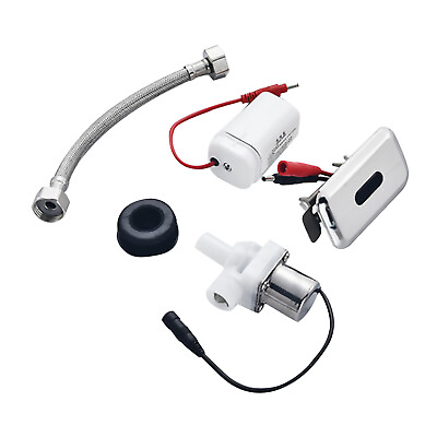 #ad Automatic Ceramic Integrated Standing Urinals Sensor Flusher Flush Valve Kit b $35.19