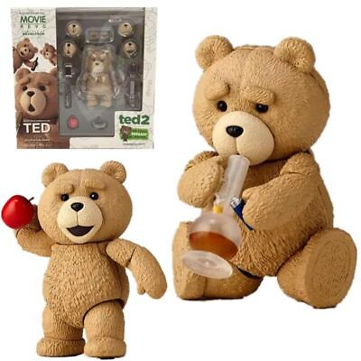 #ad For TED 2 Movie Teddy Bear 10CM Boxed Movable Action Figure Toy Collectors Model $26.10