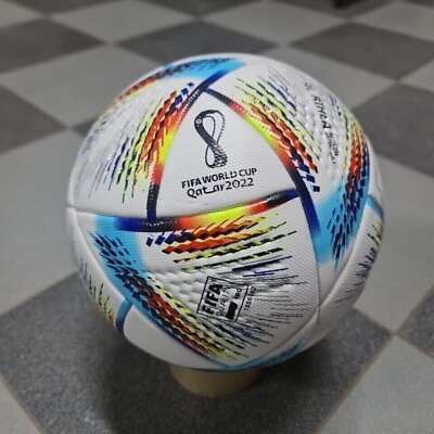 #ad Adidas FIFA WORLD CUP Qatar 2022 AL RIHLA OFFICIAL MATCH BALL PRO Size 5 New $32.00