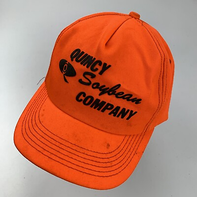 #ad Quincy Soybean Company Ball Cap Hat Snapback Baseball K Products $14.99