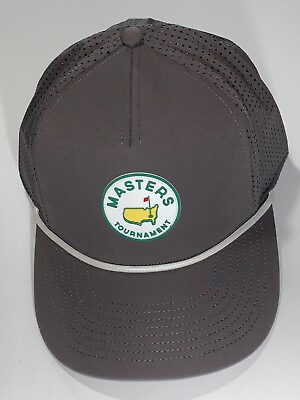 #ad 2024 Masters golf Hat grey snapback with rope pga new $79.95
