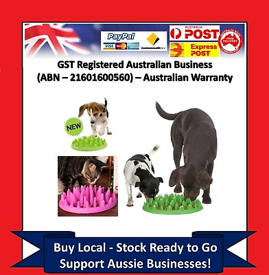 #ad HUGE DOG CAT Slow Eating Food Water Bowl Feeder Anti Choke No Bloating Gulp. AU $29.95