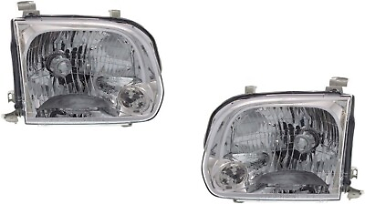 #ad Headlights For Toyota Tundra Double Crew Cab Only 2005 2006 Pair Sequoia 05 07 $239.95
