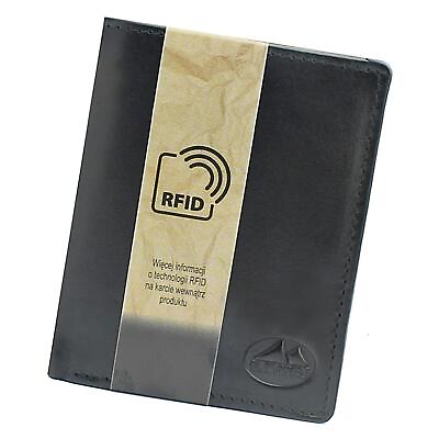 #ad Men#x27;s leather wallet with RFID system El Forrest black $37.33