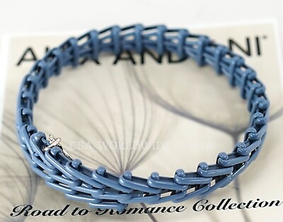 #ad Alex and Ani Vintage 66 Blue Gypsy Wrap Bracelet $13.72