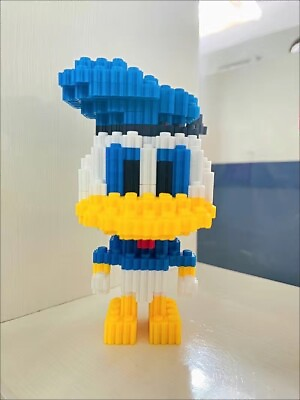 #ad 690pcs Cartoon Character Donald Duck Mini Building Blocks Intellectual Game Gift $11.50