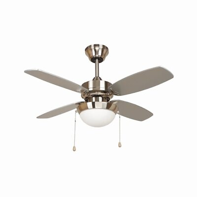 #ad Yosemite Home Decor Ashley 36quot; indoor ceiling fan brushed nickel $99.95