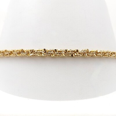 #ad Brev 14k Italian Gold 3mm Square Milano Rope Link Bracelet Diamond Cut $350.55
