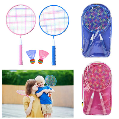 #ad 3 12 Years Children Badminton Racket Lightweight Durable Badminton Leisure Toy $17.31