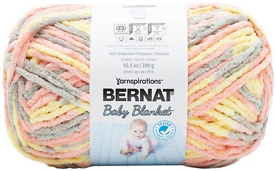 #ad Bernat Baby Blanket Big Ball Yarn Spring Blossom $17.27