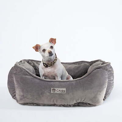 #ad #ad Reversible Microplush Dog Bed for Small Dogs Light Gray $89.98