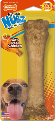 #ad Nylabone NEN205W Natural Nubz Chicken Dog Treats X Large 1 ct. $19.96