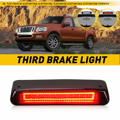 #ad For 2004 2008 Ford F 150 Smoke LED Third 3Rd Brake Light Stop Tail Cargo Lamp $35.99