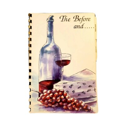 #ad 1992 Vintage Cookbook The Before and After Cover by Artist Shirley Vildibill $12.00