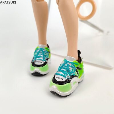 #ad Green Blue Fashion Shoes for Blyth Doll Sneakers Shoes 1 6 Dolls Accessories $3.94