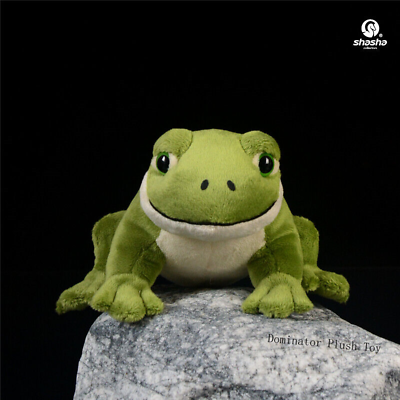 #ad Simulation Mini Frog Plush Toys 15Cm Amphibious Stuffed Animals Frog Doll $17.90