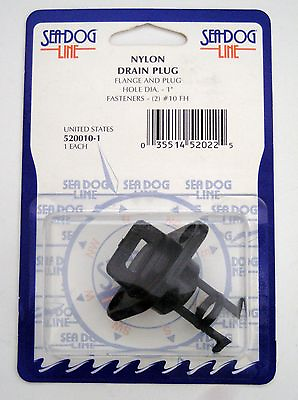 Sea Dog Line 1quot; Marine Grade Nylon Drain Plug Kit #520010 1 Made in USA $10.40
