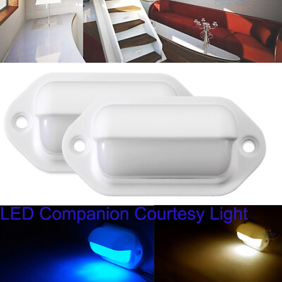 #ad 2X 12V RV Boat LED Companion Way Courtesy LightsLandscape Stair Lamp Boat Marine $12.64
