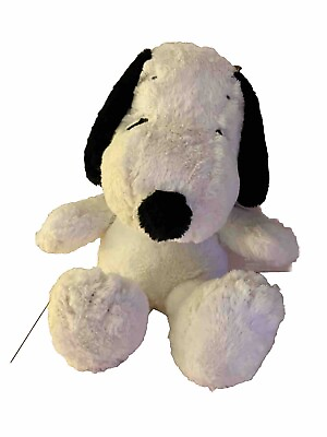 #ad Snoopy Plush Soft Cuddly Toy Beanie Peanuts Cartoon Beagle Dog 2021 Squishable $21.90