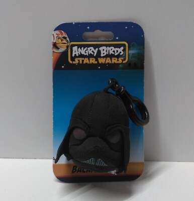 #ad New Angry Birds Star Wars Darth Vader Backpack Clip $9.99