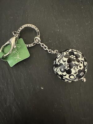 #ad Vera Bradley Have a Ball Keychain Multi Key Ring Purse Retired Night amp; Day $15.00