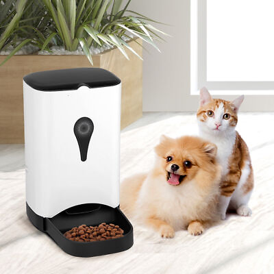 #ad Automatic Pet Feeder for Dog Cat Food Dispenser Voice Recorder Timer Programable $24.00