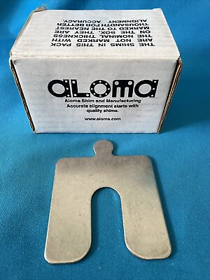 #ad Aloma Shims Size B .10 Stainless Box of 20 $22.90
