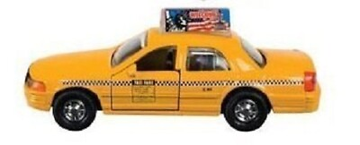 #ad Diecast Modern Yellow Taxi Cab with Pullback Action $5.99