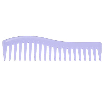 #ad 1Pcs Wide Tooth Hair Comb Portable All Purpose Detangling Plastic Purple $9.62