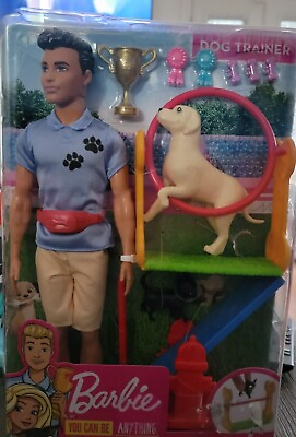 #ad Mattel Barbie Ken Dog Trainer Doll with Accessories and 2 Dogs amp; Accessories NEW $25.00