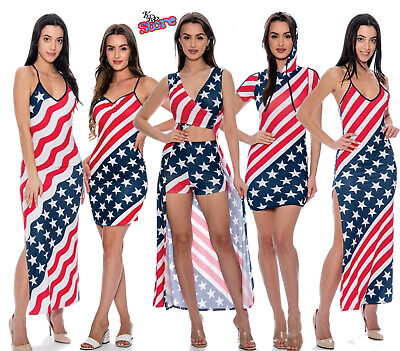 #ad quot;American Flag Stars amp; Stripesquot; Dresses 6 STYLES $32.00