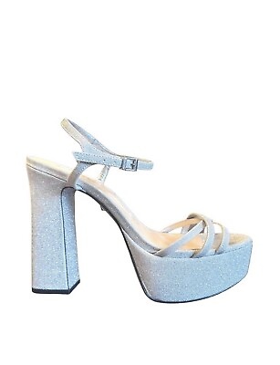 #ad SCHUTZ Silver Mini Shine Platform Sandal $150.00