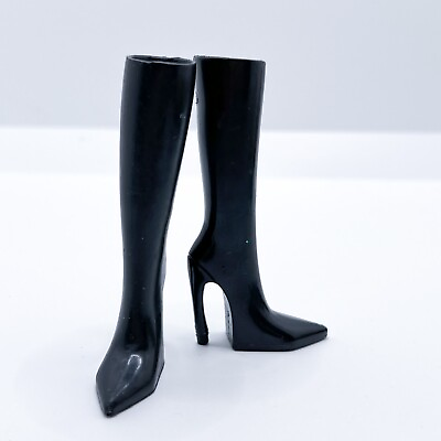 #ad Girlz Really Rock Cloe Bratz Girlz Doll Black Boots Shoes AA $14.49